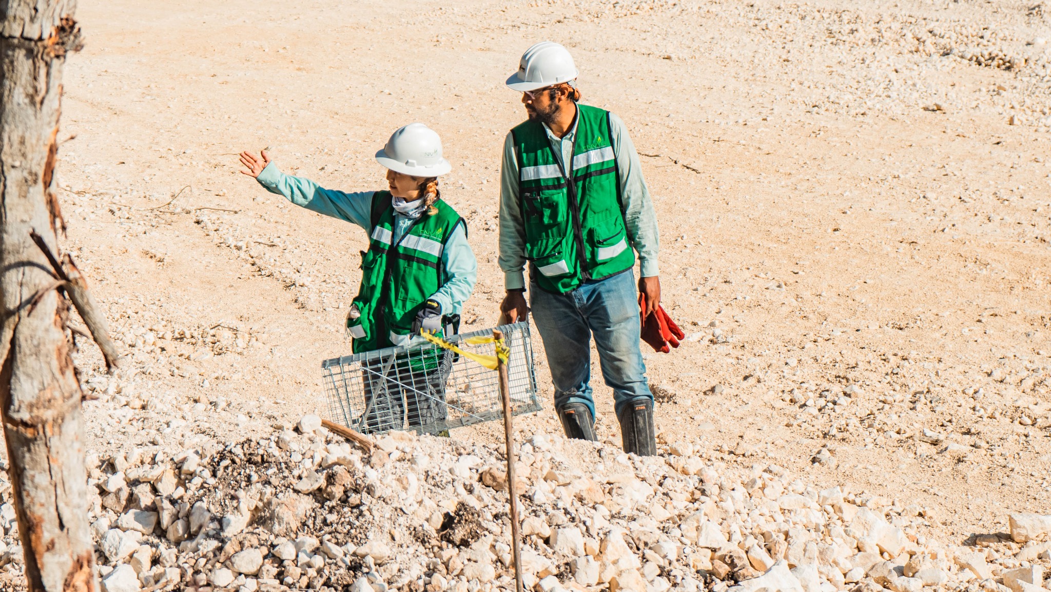 Equipo técnico de ENVIR en campo